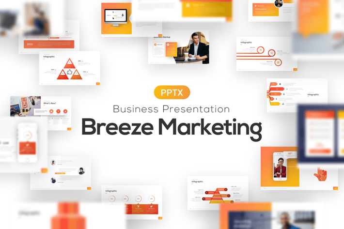 Breeze Marketing Powerpoint Presentation Template