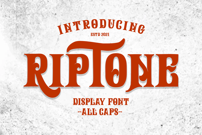 Riptone - Display font