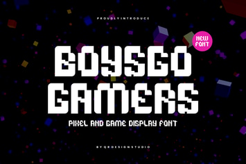 Boysgo Gamers - Game & Pixel Font