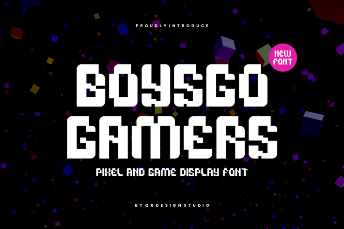 Boysgo Gamers - Game & Pixel Font