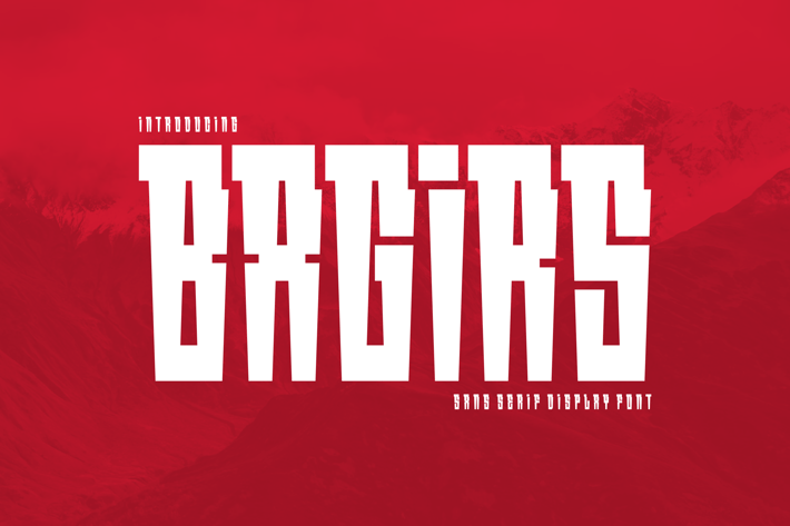 Bagirs - Sans Serif Display Font