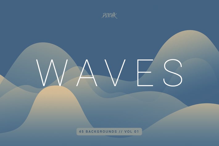 Waves | Smooth Colorful Backgrounds | Vol. 01