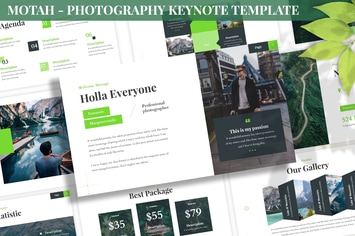 Motah - Photography Keynote Template