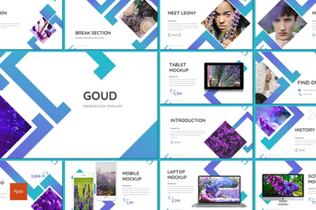 Goud - Flower Powerpoint Template