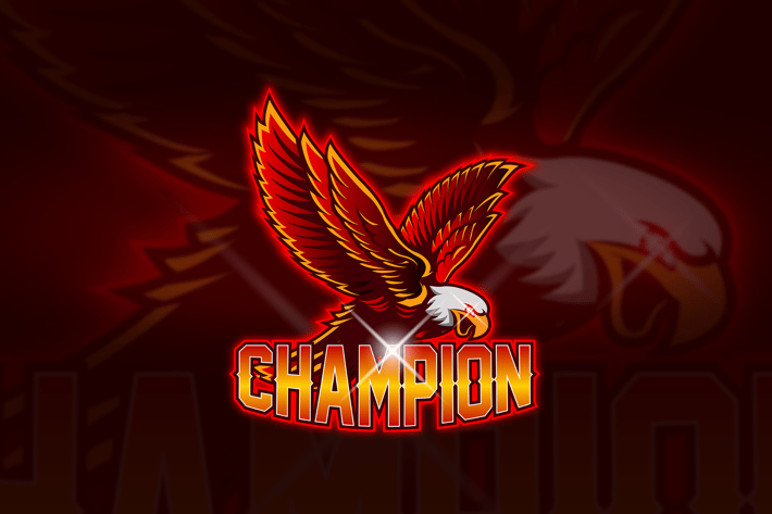 Eagle Champion - Mascot & Esport Logo