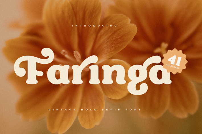 Faringa - Vintage Bold Serif Font