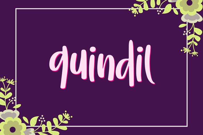 Quindil Typeface
