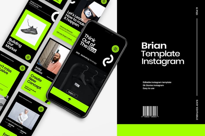 Brian - Stories Instagram Template