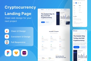 Cryptocurrency Landing Page