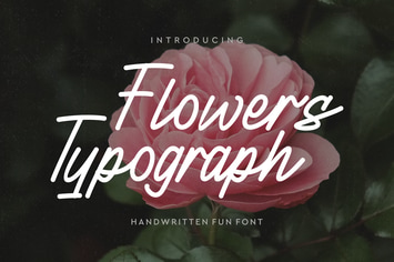 Flowers Typograph