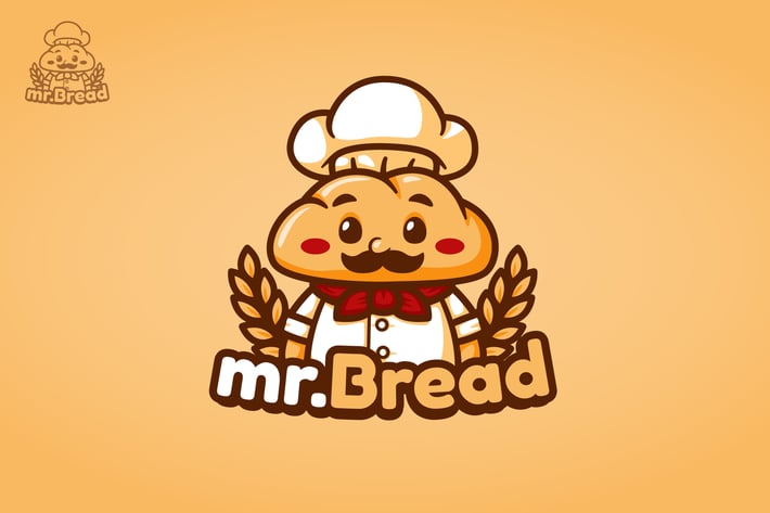 MR.BREAD - Mascot & Esport Logo