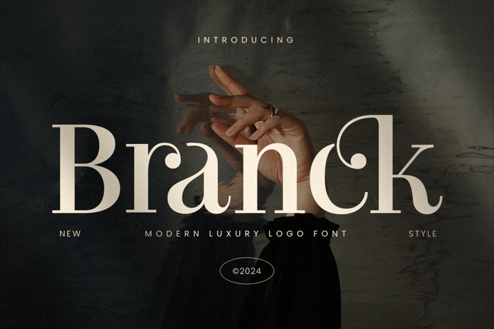 Branck - Modern Luxury Logo Font