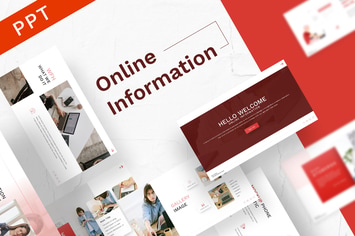Online Information Powerpoint Template