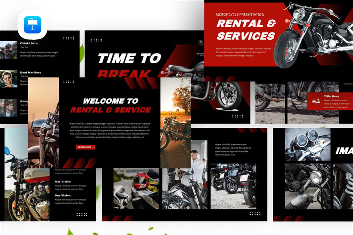 Motorcycle Rental & Services Keynote Presentation
