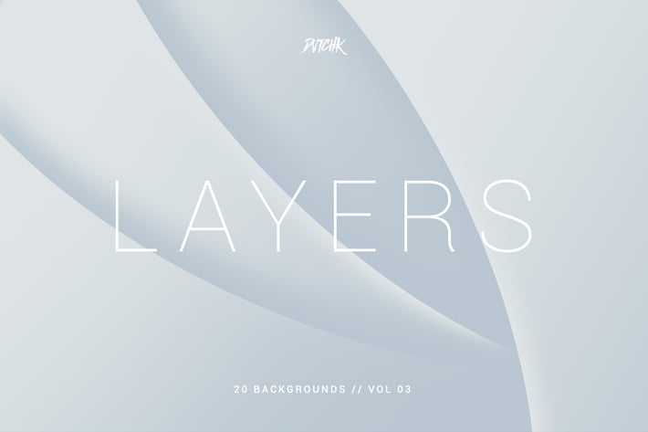 Layers | Wavy Curves Backgrounds | Vol. 03