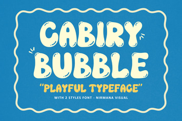 Cabiry Bubble - Branding Logo Font