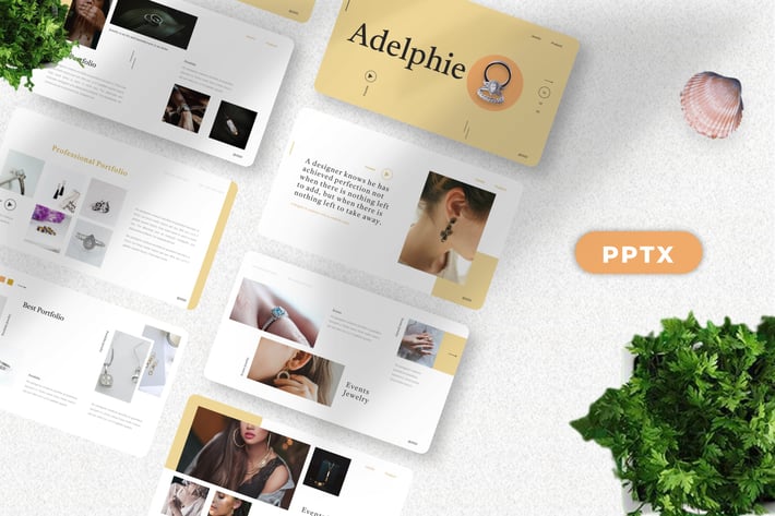 Adelphie  - Jewelry Product Powerpoint Template