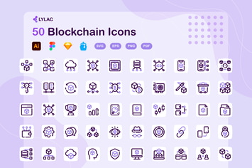 Lylac - Blockchain Icons