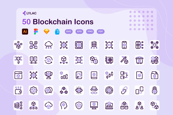 Lylac - Blockchain Icons
