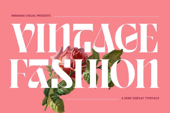 Vintage Fashion - Logo Font