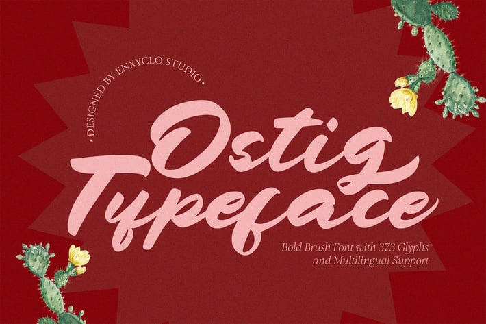 NCL Ostig - Bold Brush Script Font