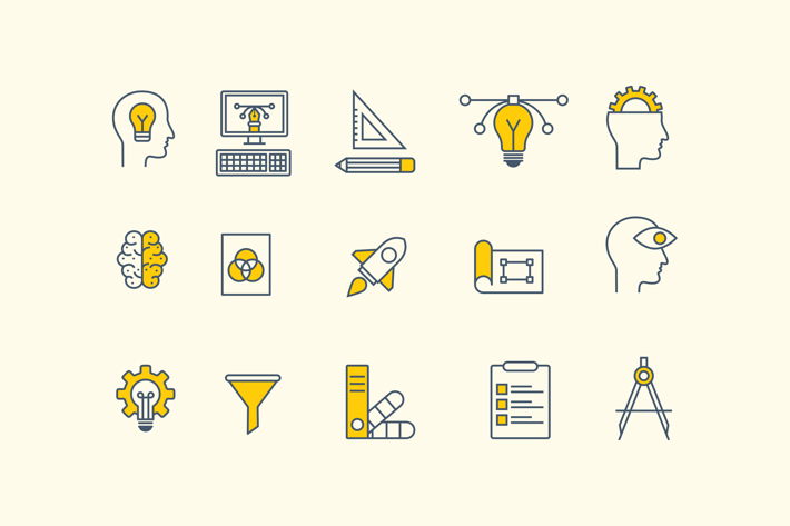 15 Design Thinking Icons