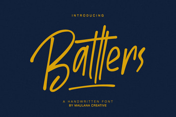 Batllers Handwritten Font