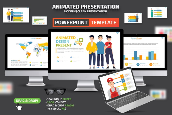 Animated Powerpoint Presentation Template