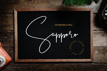 Sapporo Script Font