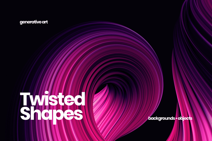 Twisted Shape Background