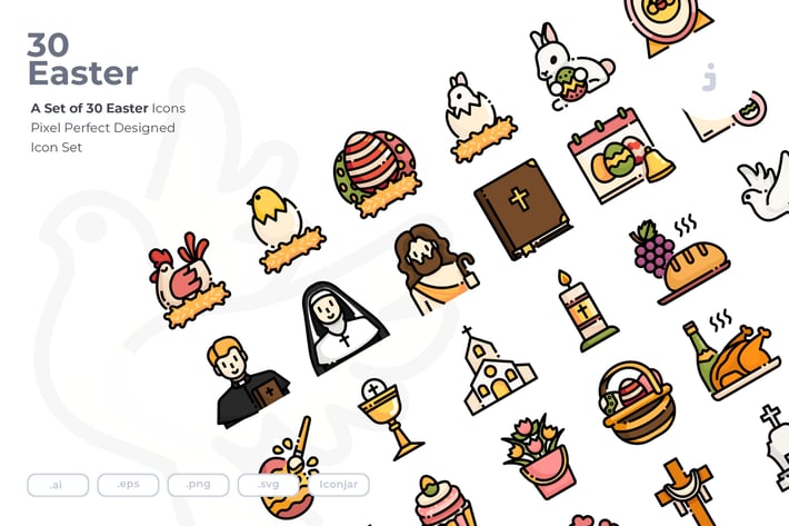 30 Easter Icons