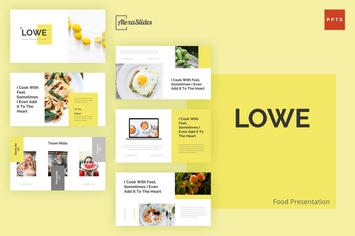 Lowe - Food Powerpoint Template