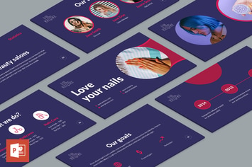 Nail Studio PowerPoint Presentation Template