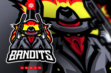 Bandit Mascot Logo
