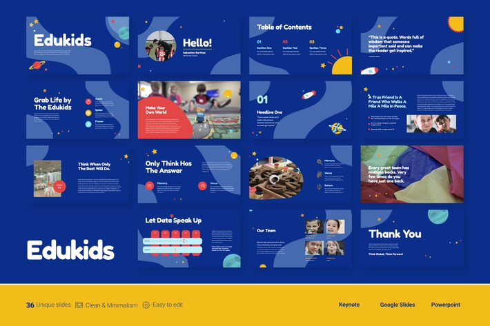Edukids - Kindergarden Educational Presentation