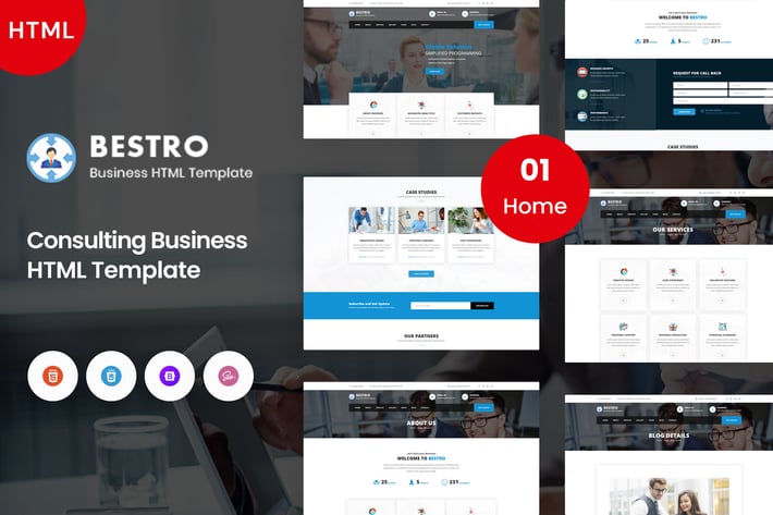 Bestro - Consulting Business Template 