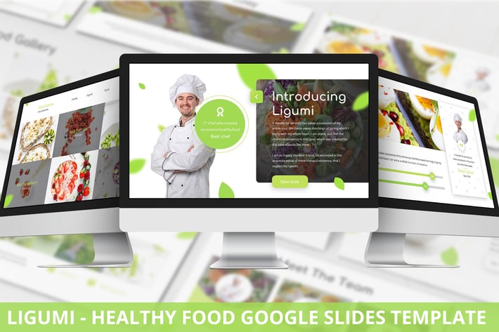 Ligumi - Healthy Food Google Slides Template