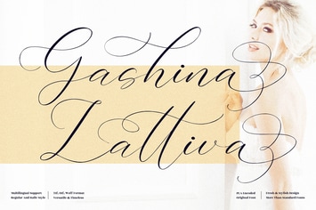 Gashina Lattiva Beautiful Script