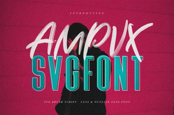 AMPVX SVG Brush Font Free Sans