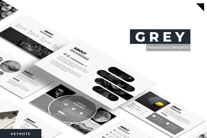 Grey  - Keynote Template