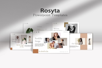 ROSYTA - Minimals Fashion Powerpoint Template