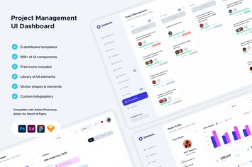 Project Management UI Dashboard
