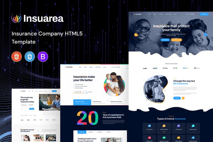Insuarea - Insurance Company HTML5 Template 