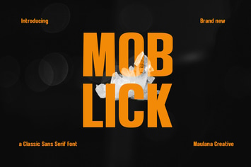 Moblick Sans Serif Font