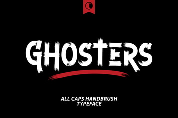 Ghosters Handbrush Font