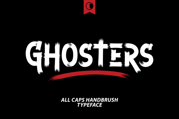 Ghosters Handbrush Font