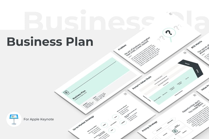 Business Plan Keynote Presentation Template 