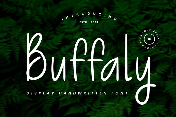 Buffaly - Handwritten Font
