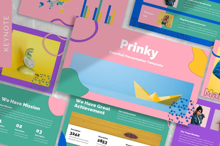 Prinky - Creative Keynote Template