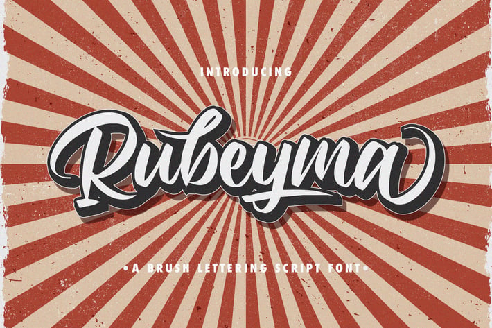 Rubeyma - Bold Script Font